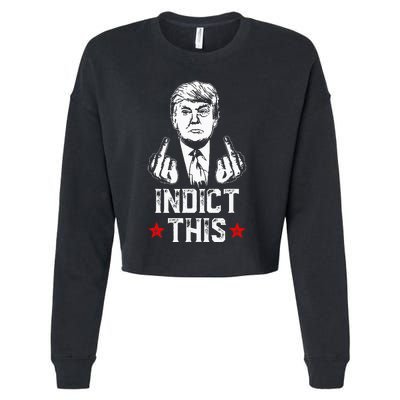 Donald Trump Indict This Political Arrest For Republican Cropped Pullover Crew