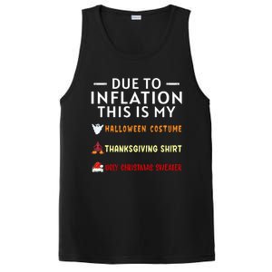 Due To Inflation This Is My Halloween Thanksgiving Xmas PosiCharge Competitor Tank