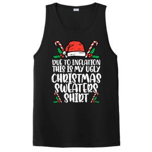 Due To Inflation Funny Christmas Sweater Xmas  PosiCharge Competitor Tank