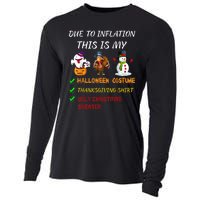 Due To Inflation This Is My Halloween Thanksgiving Christmas Cooling Performance Long Sleeve Crew