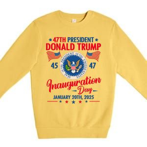 Donald Trump Inauguration Day 2025 47th Premium Crewneck Sweatshirt