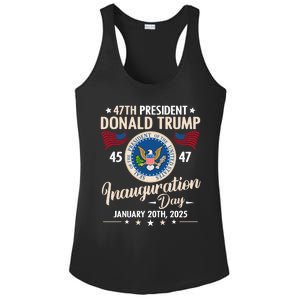 Donald Trump Inauguration Day 2025 47th Ladies PosiCharge Competitor Racerback Tank