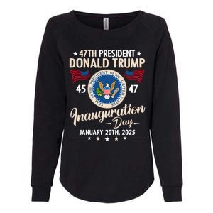 Donald Trump Inauguration Day 2025 47th Womens California Wash Sweatshirt