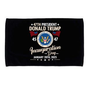 Donald Trump Inauguration Day 2025 47th Microfiber Hand Towel