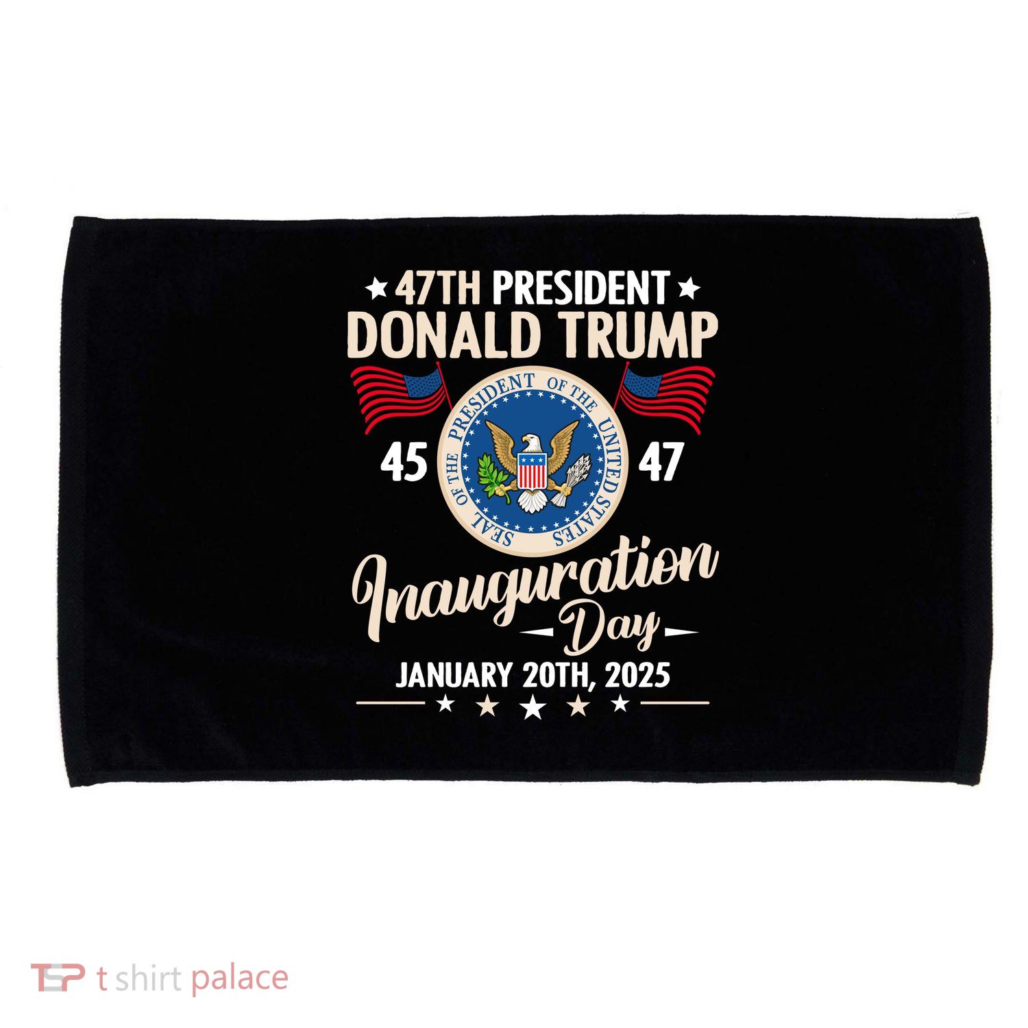 Donald Trump Inauguration Day 2025 47th Microfiber Hand Towel