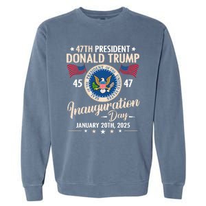 Donald Trump Inauguration Day 2025 47th Garment-Dyed Sweatshirt