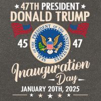 Donald Trump Inauguration Day 2025 47th Cotton Canvas Backpack