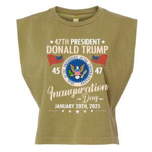 Donald Trump Inauguration Day 2025 47th Garment-Dyed Women's Muscle Tee