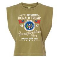 Donald Trump Inauguration Day 2025 47th Garment-Dyed Women's Muscle Tee