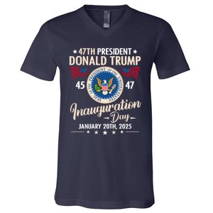 Donald Trump Inauguration Day 2025 47th V-Neck T-Shirt