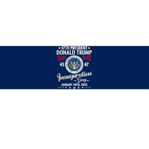 Donald Trump Inauguration Day 2025 47th Bumper Sticker