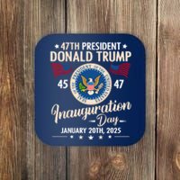 Donald Trump Inauguration Day 2025 47th Coaster