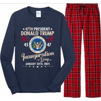 Donald Trump Inauguration Day 2025 47th Long Sleeve Pajama Set