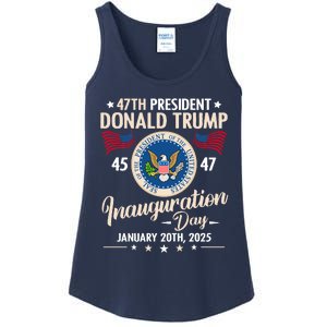 Donald Trump Inauguration Day 2025 47th Ladies Essential Tank