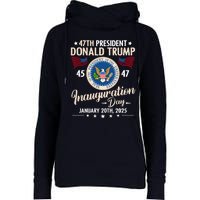 Donald Trump Inauguration Day 2025 47th Womens Funnel Neck Pullover Hood