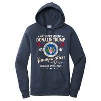 Donald Trump Inauguration Day 2025 47th Women's Pullover Hoodie