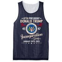 Donald Trump Inauguration Day 2025 47th Mesh Reversible Basketball Jersey Tank