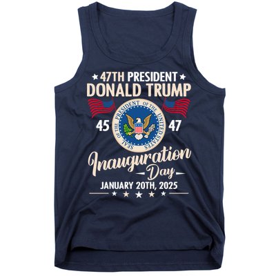 Donald Trump Inauguration Day 2025 47th Tank Top