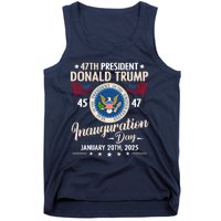 Donald Trump Inauguration Day 2025 47th Tank Top