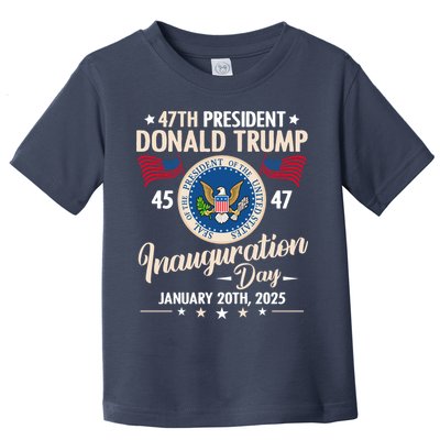 Donald Trump Inauguration Day 2025 47th Toddler T-Shirt