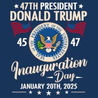 Donald Trump Inauguration Day 2025 47th Ladies Long Sleeve Shirt