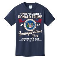 Donald Trump Inauguration Day 2025 47th Kids T-Shirt