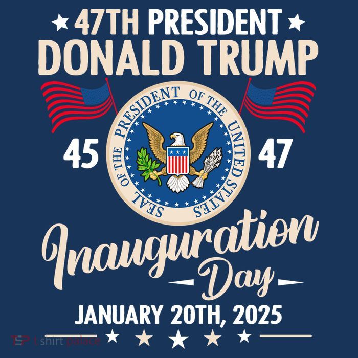Donald Trump Inauguration Day 2025 47th Kids T-Shirt