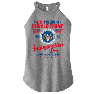 Donald Trump Inauguration Day 2025 47th Women's Perfect Tri Rocker Tank