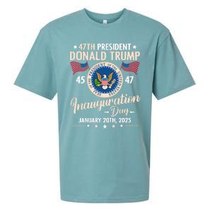 Donald Trump Inauguration Day 2025 47th Sueded Cloud Jersey T-Shirt