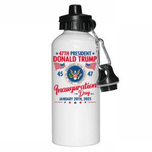 Donald Trump Inauguration Day 2025 47th Aluminum Water Bottle