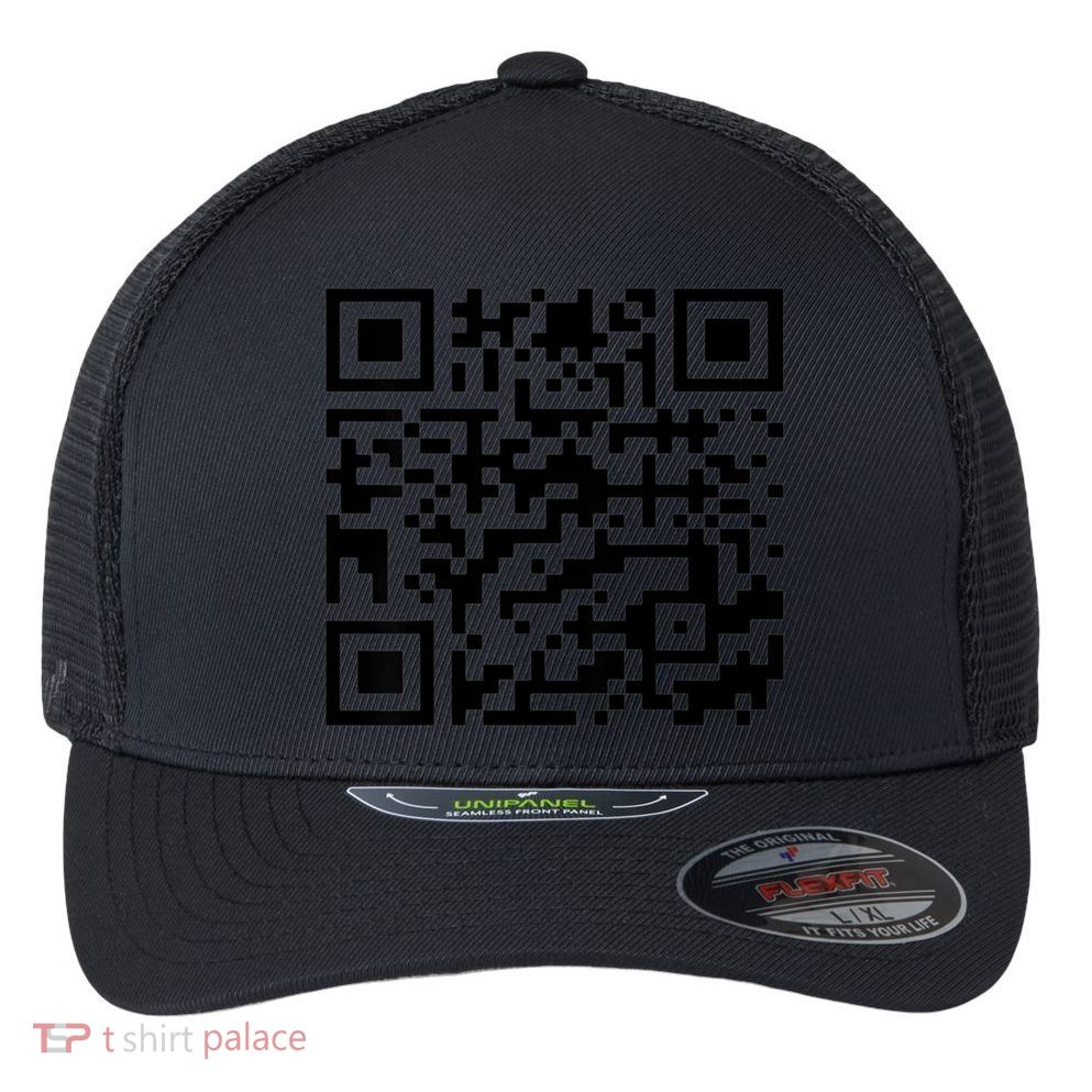 Donald Trump Is Your President Qr Trump Flexfit Unipanel Trucker Cap