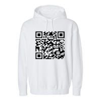 Donald Trump Is Your President Qr Trump Garment-Dyed Fleece Hoodie