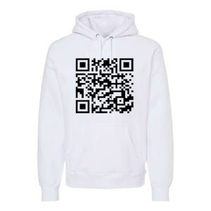 Donald Trump Is Your President Qr Trump Premium Hoodie