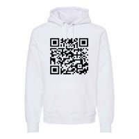 Donald Trump Is Your President Qr Trump Premium Hoodie