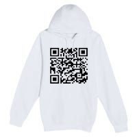 Donald Trump Is Your President Qr Trump Premium Pullover Hoodie