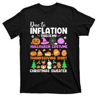 Due To Inflation This Is My Funny Halloween Costume T-Shirt