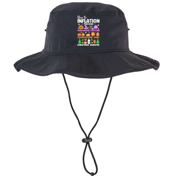 Due To Inflation This Is My Funny Halloween Costume Legacy Cool Fit Booney Bucket Hat