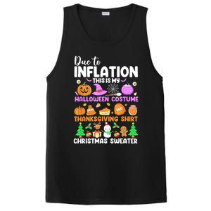 Due To Inflation This Is My Funny Halloween Costume PosiCharge Competitor Tank