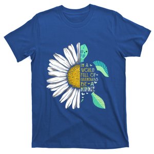 Daisy Turtle In A World Full Of Grandmas Be A Ninnie Gift T-Shirt