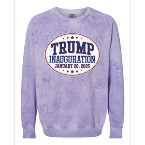 Donald Trump Inauguration Day 2025 Colorblast Crewneck Sweatshirt