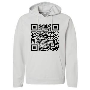 Donald Trump Is Your President Qr Trump Performance Fleece Hoodie