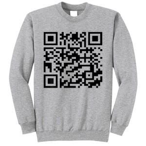 Donald Trump Is Your President Qr Trump Tall Sweatshirt