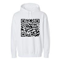 Donald Trump Is Your President Qr Trump Garment-Dyed Fleece Hoodie