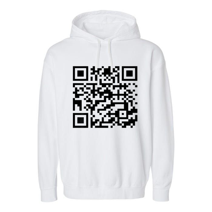 Donald Trump Is Your President Qr Trump Garment-Dyed Fleece Hoodie