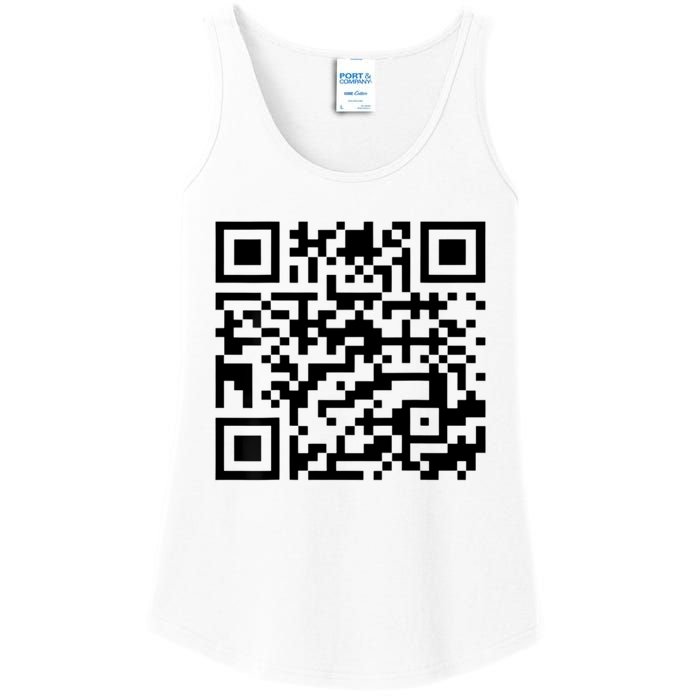 Donald Trump Is Your President Qr Trump Ladies Essential Tank