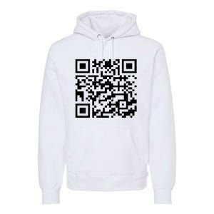 Donald Trump Is Your President Qr Trump Premium Hoodie