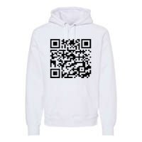 Donald Trump Is Your President Qr Trump Premium Hoodie