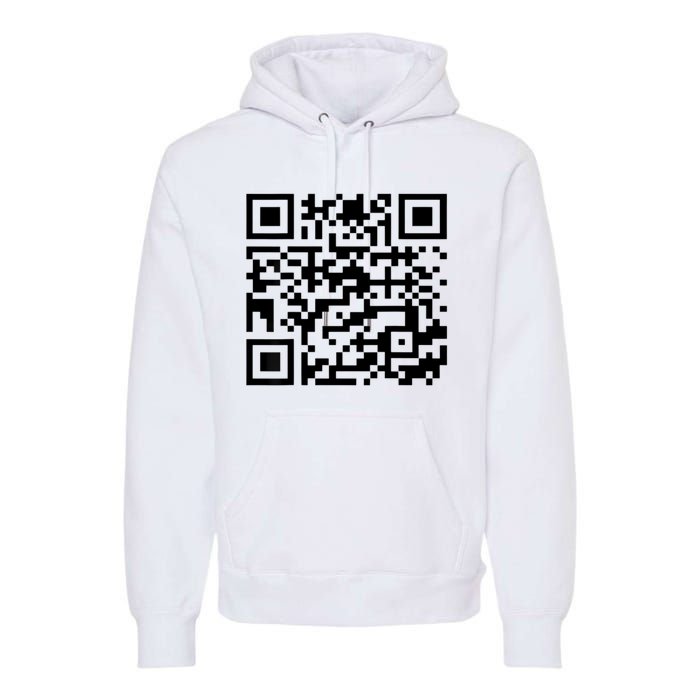 Donald Trump Is Your President Qr Trump Premium Hoodie