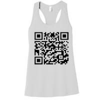 Donald Trump Is Your President Qr Trump Women's Racerback Tank