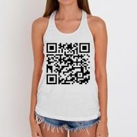 Donald Trump Is Your President Qr Trump Women's Knotted Racerback Tank